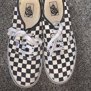 Black and White Checkered Vans